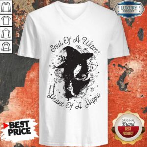 Cute Soul Of A Witch Broken Heart Of A Hippie V-neck