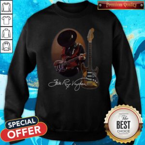 Funny Legend Stevie Ray Vaughan Guitar Signature Sweatshirt