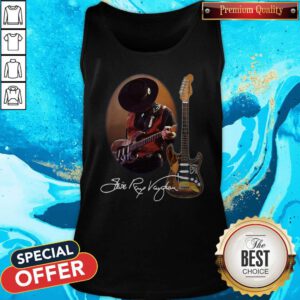 Funny Legend Stevie Ray Vaughan Guitar Signature Tank Top