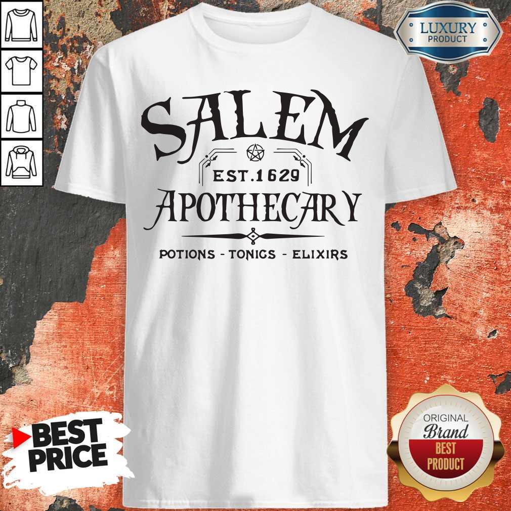 Funny Salem Apothecary Potion Tonics Elixirs Shirt