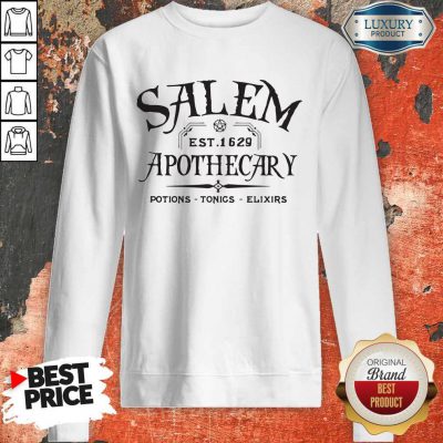 Funny Salem Apothecary Potion Tonics Elixirs Sweatshirt