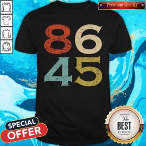 Good 86 45 2020 Anti Trump 8645 Dump Trump Vintage Shirt