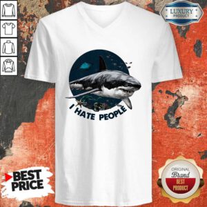 Good I Miss Shark I Hate People V-neck