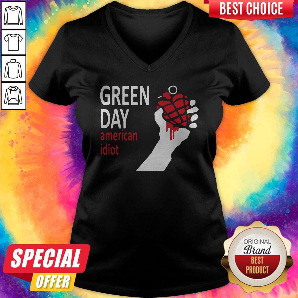 Good I Want Green Day American Idiot V-neck Good I Want Green Day American Idiot V-neck