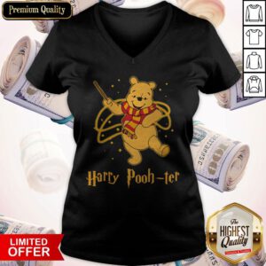 Lovely Disney Harry Pooh Ter Stars V-neck