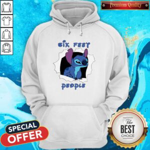 Lovely I Miss Sticker Six Feet People Hoodie