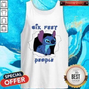 Lovely I Miss Sticker Six Feet People Tank Top