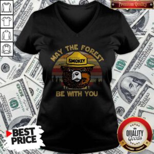 Lovely May The Forest Be With You V-neck