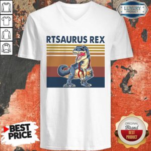 Lovely Respiratory Therapist Rtsaurus Rex Vintage V-neck