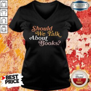 Official Should We Talk About Books V-neck