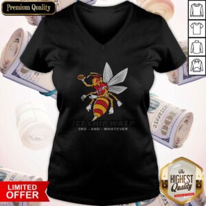 Premium Kansas Jet Chip Wasp 3rd And Whatever V-neck