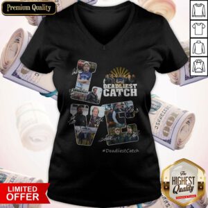 Premium Love Deadliest Catch Signatures V-neck