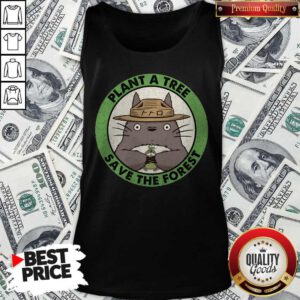 Premium Totoro Plant A Tree Save The Forest Tank Top