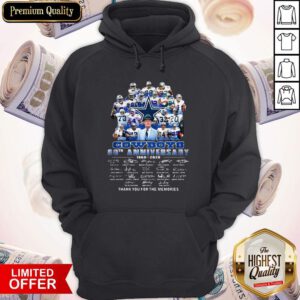 Pro Dallas Cowboys Football Team 60th Anniversary 1960 2020 Thank You For The Memories Signatures Hoodie