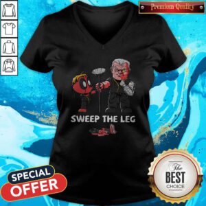 Sweet Clothing Sweep The Leg Funny Deadpool Cable V-neck