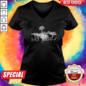 Sweet Dixie Damelio Merch Be Happy Cover Art V-neck
