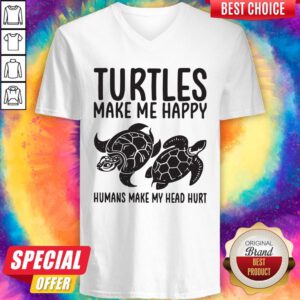 Vip Turtles Are Green Ducks Go Quack We’re Best Friends Cause Our Heads Are Equally Whack V-neck