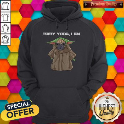Wonderful I Like Baby Yoda I Am Pug Hoodie