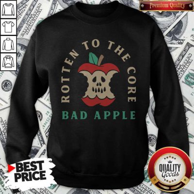 Wonderful Rotten To The Core Bad Apple Sweatshirt