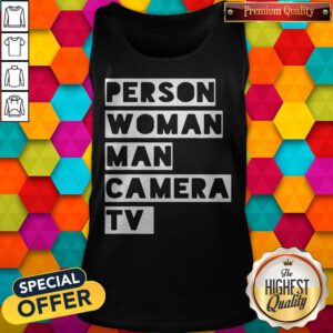 Wonderful US Person Woman Man Camera TV Tank Top
