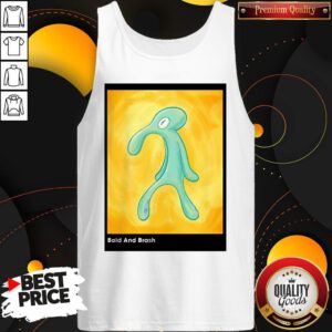 Beautiful Bold And Brash Painting Squidward Tentacles Tank Top