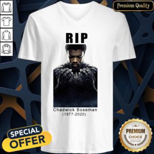 Chadwick Boseman Rip 1977 2020 V-neck