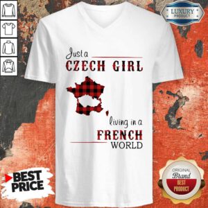 Cool Ljust A Czech Girl Living In A French World V-neck