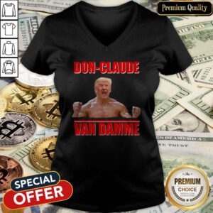 Cute Donald Trump Don Claude Van Damme V-neck