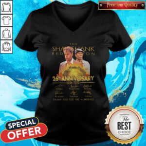 Cute The Shawshank 26th Anniversary 1994 2020 Signatures V-neck
