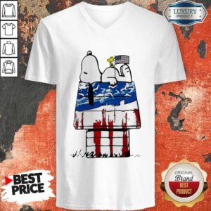 Good Snoopy And Woodstock American 4th July Independence Day V-neck