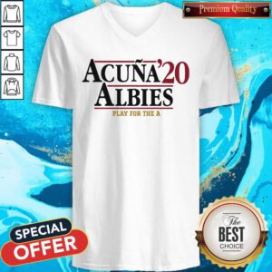 Official Acuna '20 Albies Play For The A V-neck