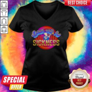 Official I Like Down With The Sickness V-neck