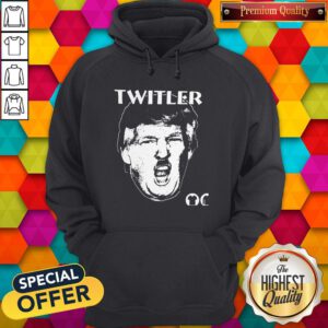 Premium Anti TrumpTwitler Nazi Trump Hitler Hoodie