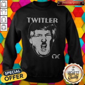 Premium Anti TrumpTwitler Nazi Trump Hitler Sweatshirt