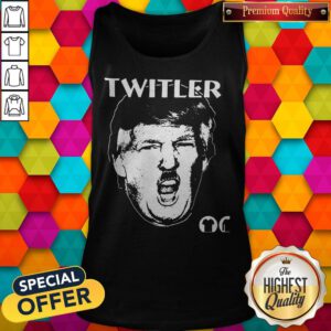Premium Anti TrumpTwitler Nazi Trump Hitler Tank Top