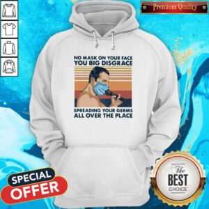 Pro Freddie Mercury No Mask On Your Face You Big Disgrace Spreading Your Germs All Over The Place Vintage Hoodie