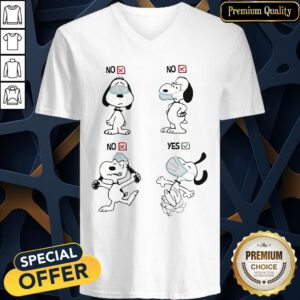 Super Nice Snoopy Face Mask No Yes V-neck