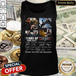 35 Years Of 1986-2021 Top Gun Signature Tank Top