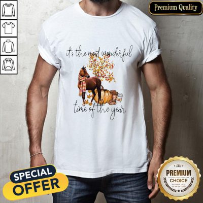 Autumn Horse It’s The Most Wonderful Time Of The Year Shirt