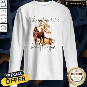 Autumn Horse It’s The Most Wonderful Time Of The Year SweatShirt