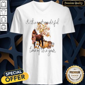 Autumn Horse It’s The Most Wonderful Time Of The Year V-neck