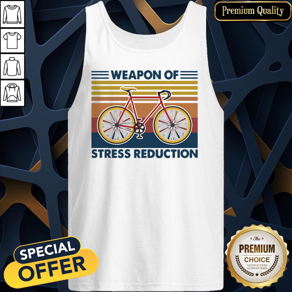 Bicycle Weapon Of Stress Reduction Vintage Tank Top