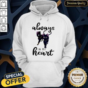 Black Cats Black Wakandan Always In My Heart Hoodie