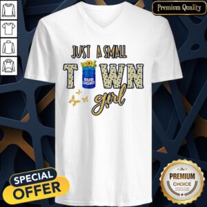 Bud Light Flower Just A Small Town Girl V-neck