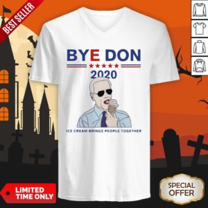 Byedon 2020 Ice Cream Brings People Together V-neck