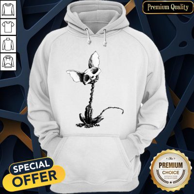 Cat Skeleton Muertos Day Of The Dead Halloween Hoodie