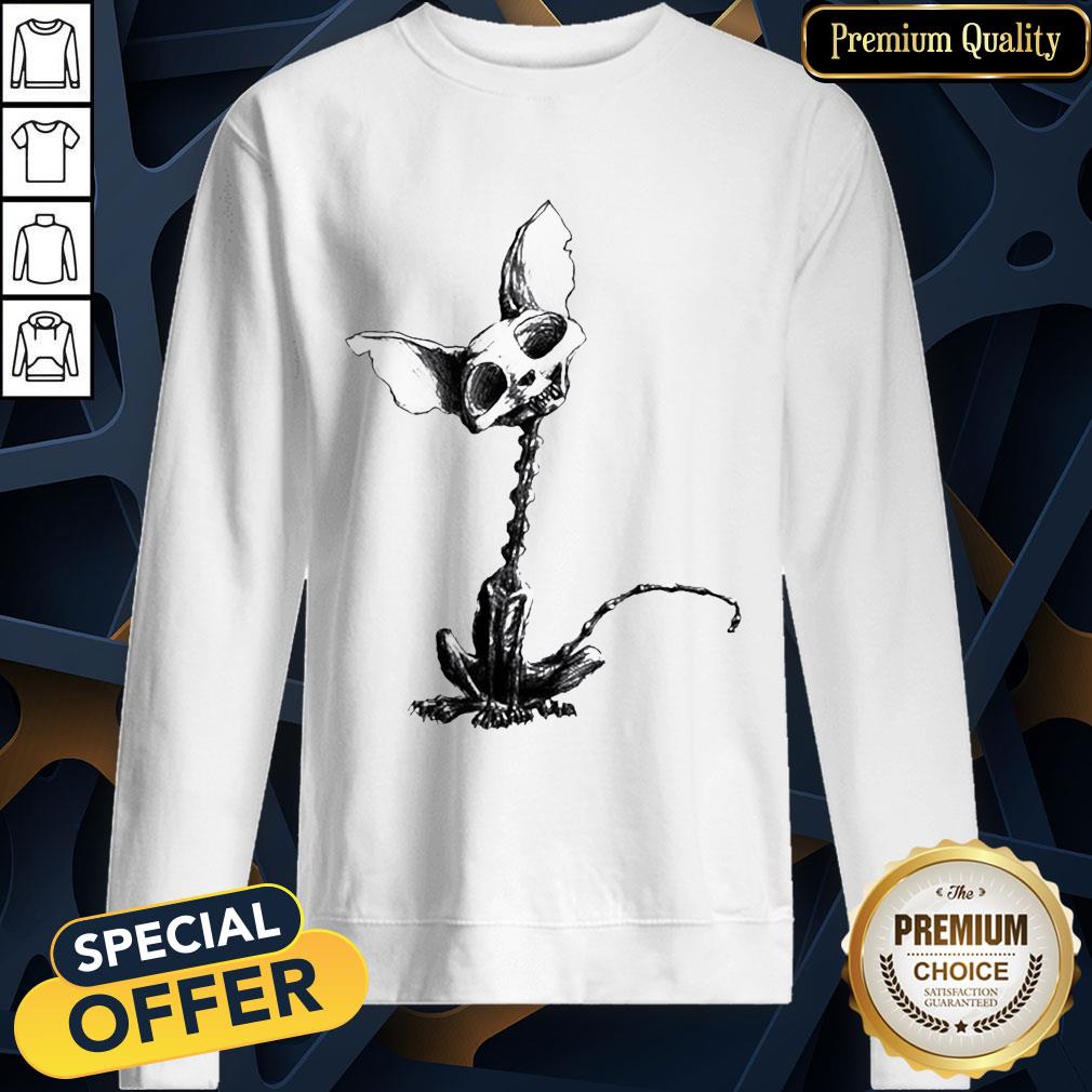 Cat Skeleton Muertos Day Of The Dead Halloween SweatShirt