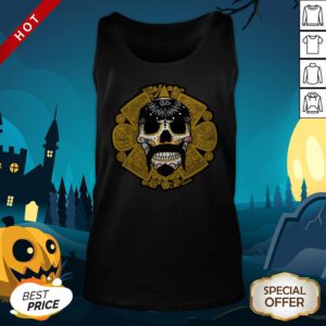 Cholo Calavera Sugar Skull Dia De Muertos Day Of Dead Tank Top