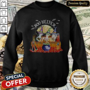 Cows Witch Boo Helfer Halloween SweatShirt
