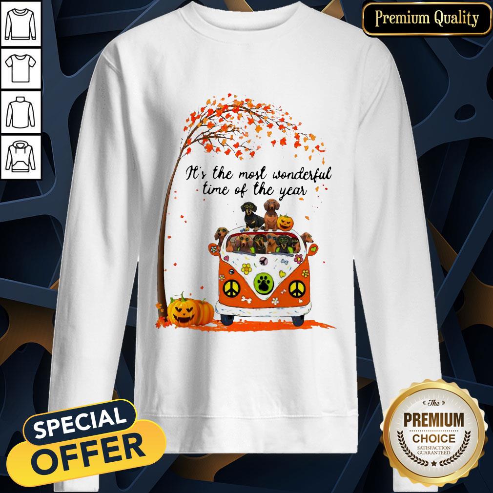 Dachshund It's The Most Wonderful Time Of The Year Halloween SweatShirt